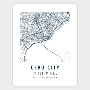 cebu city simple map Sticker